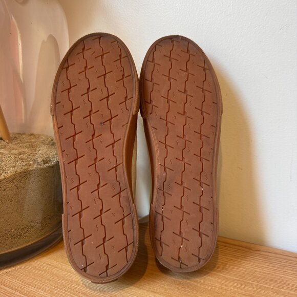 Frye Gia Low Lace Leather Sneakers Ivory w/Gum Sole | Women’s 8 - Picture 13 of 13